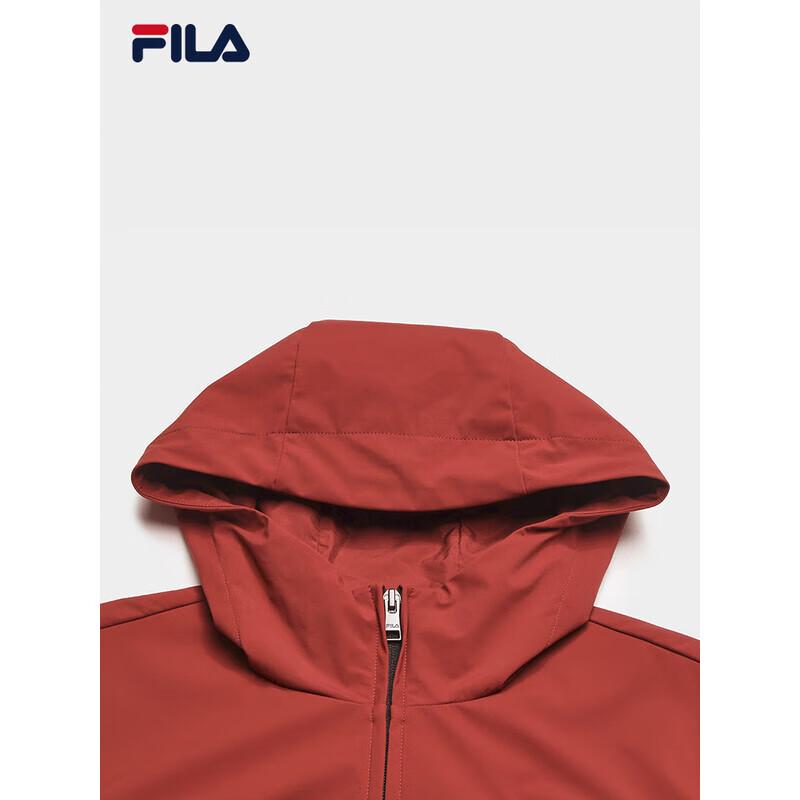 FILA Women's Casual Loose Hooded Woven Jacket