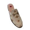 This G Family Horse Title Buckle Bag Head Half Drag Women Casual Wear Lazy Muller Shoes Versatile One Pedal Small Leather Shoes