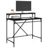 Desk Black Oak Effect 100 x 50 x 90 cm