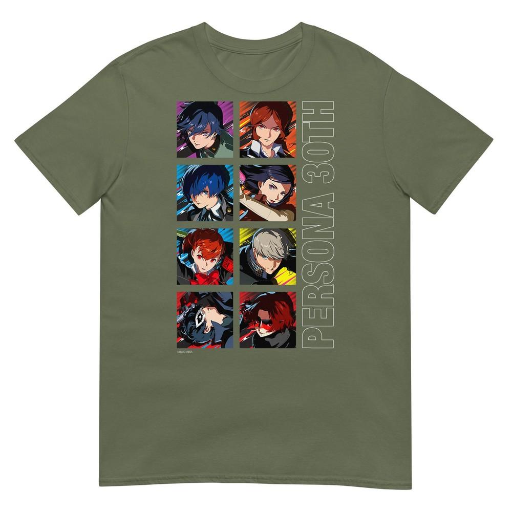 T-shirt Atlus Persona 30th Serie Protagonisti Stack Legacy