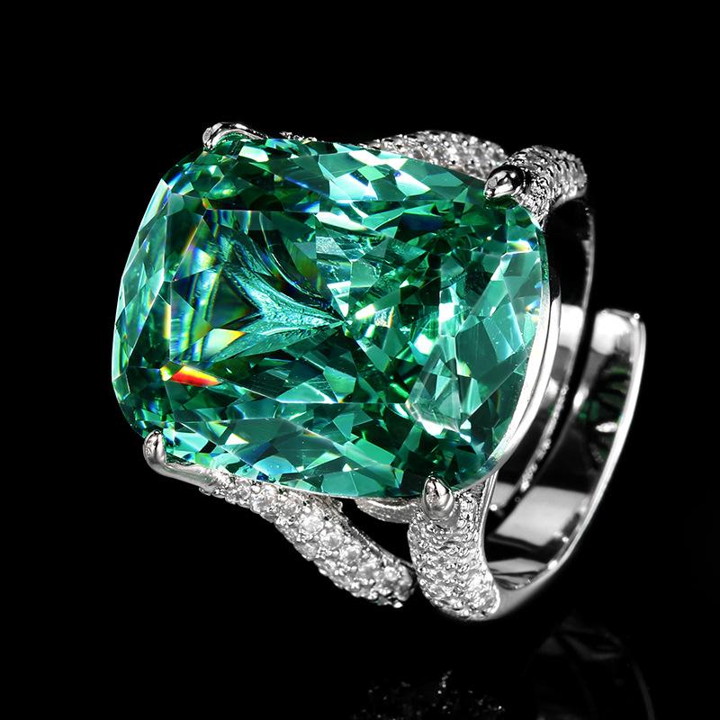 

Ювелирные изделия Имитация птичьего гнезда Чепала Зеленый Простой Толстый Квадратный Набор Главный камень 15 * 20