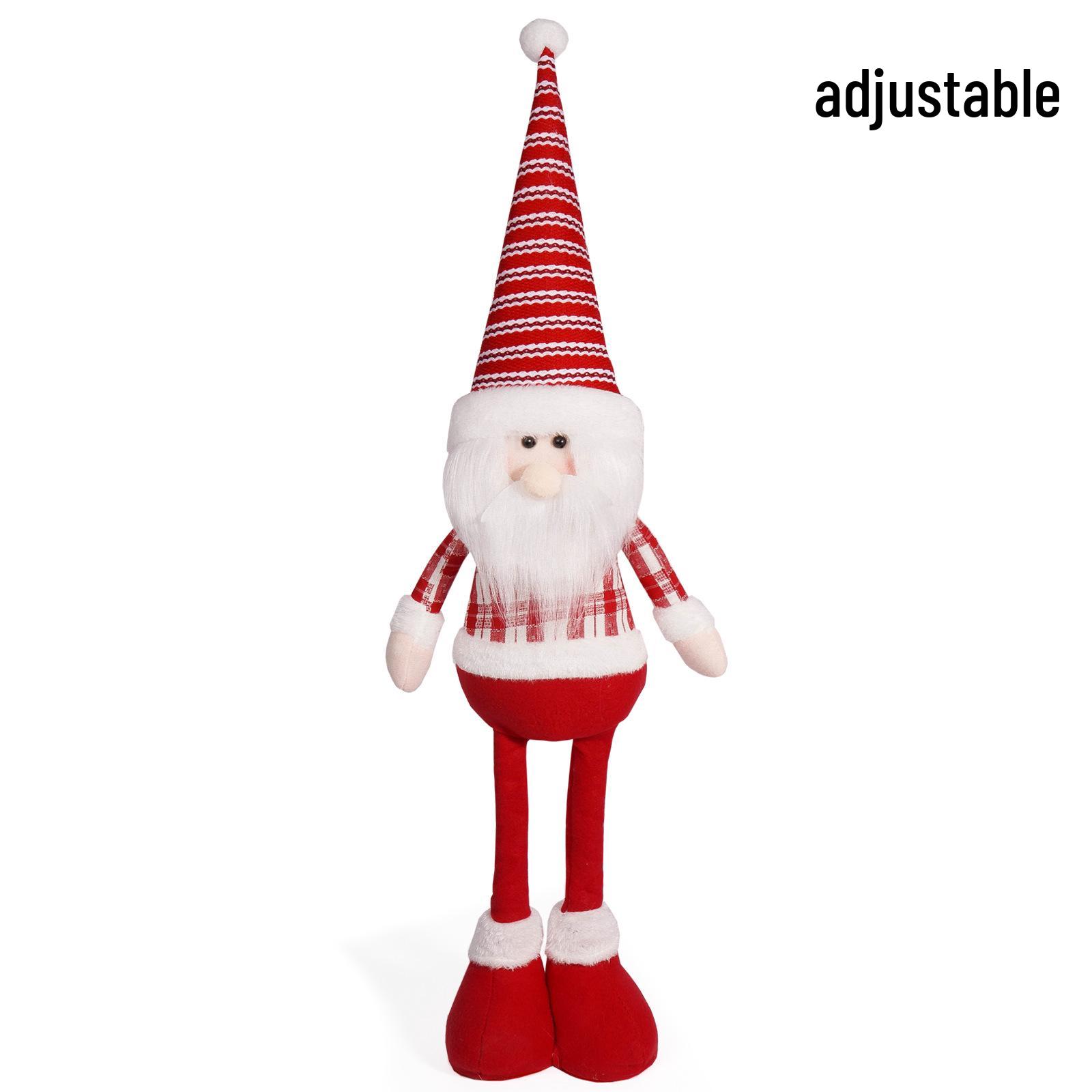 20 Red Santa Claus Standing Doll - 2024 Holiday Decoration Ornament