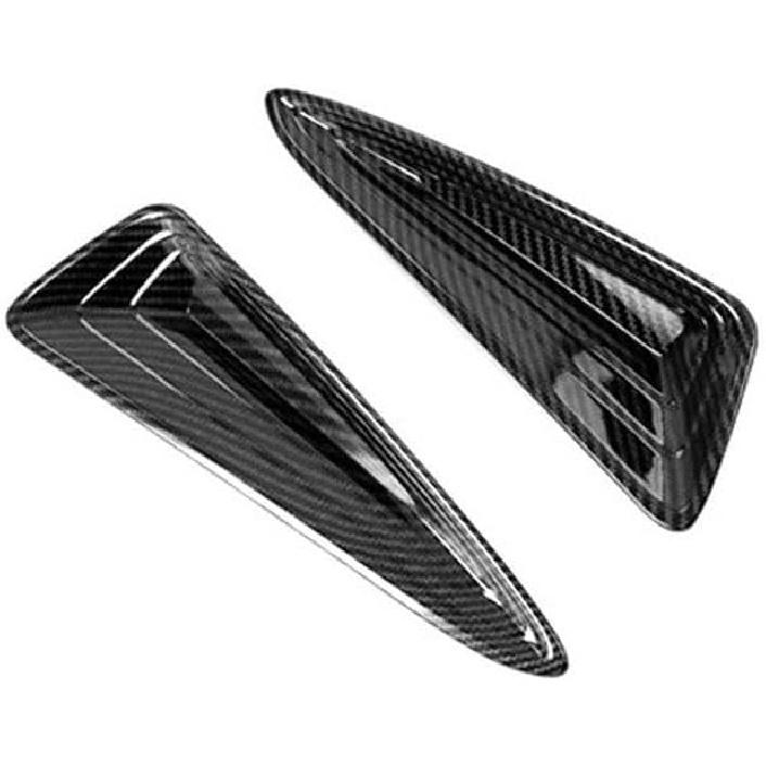 Front Bumper Fog Light Cover for Toyota CHR 2017 2018 2019 2020 2021 Carbon Fiber Lamp Trim ABS