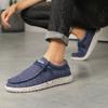 Summer and Autumn New Men's Casual Business Shoes Four Seasons Fashion Shoes European and American Style Platform Canvas Men's Shoes
