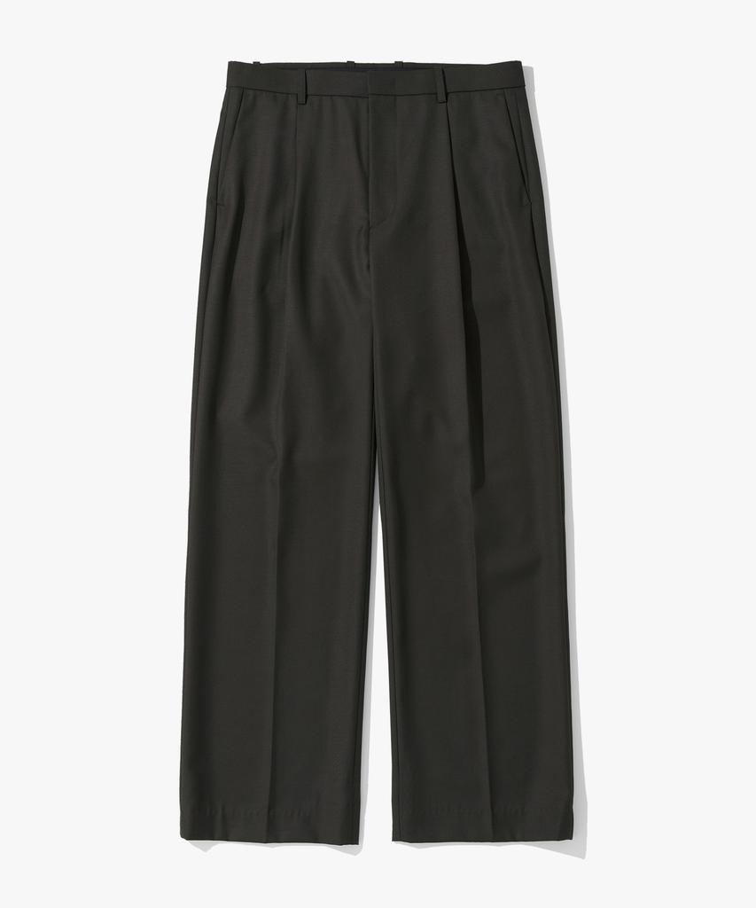 SUARE Wool Blend One-Pleat Slacks - 3 Colors
