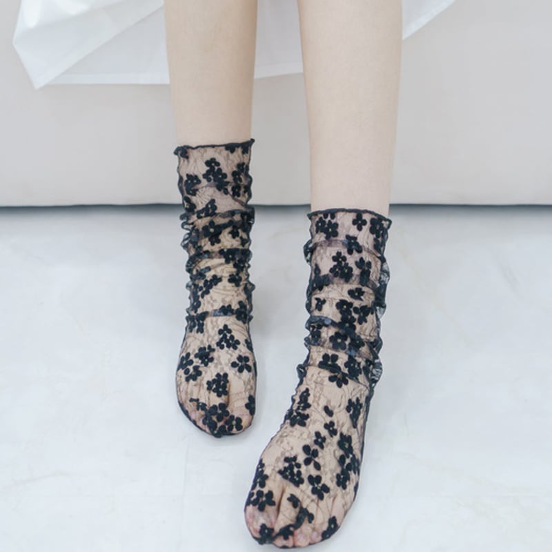 meminn flower wave socks 2colors