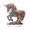 2D Acrylic Ornament 2026 Year Of The Horse Desktop Decorate Miniature Statue Pony Festival Decor Home Office New Year Gift