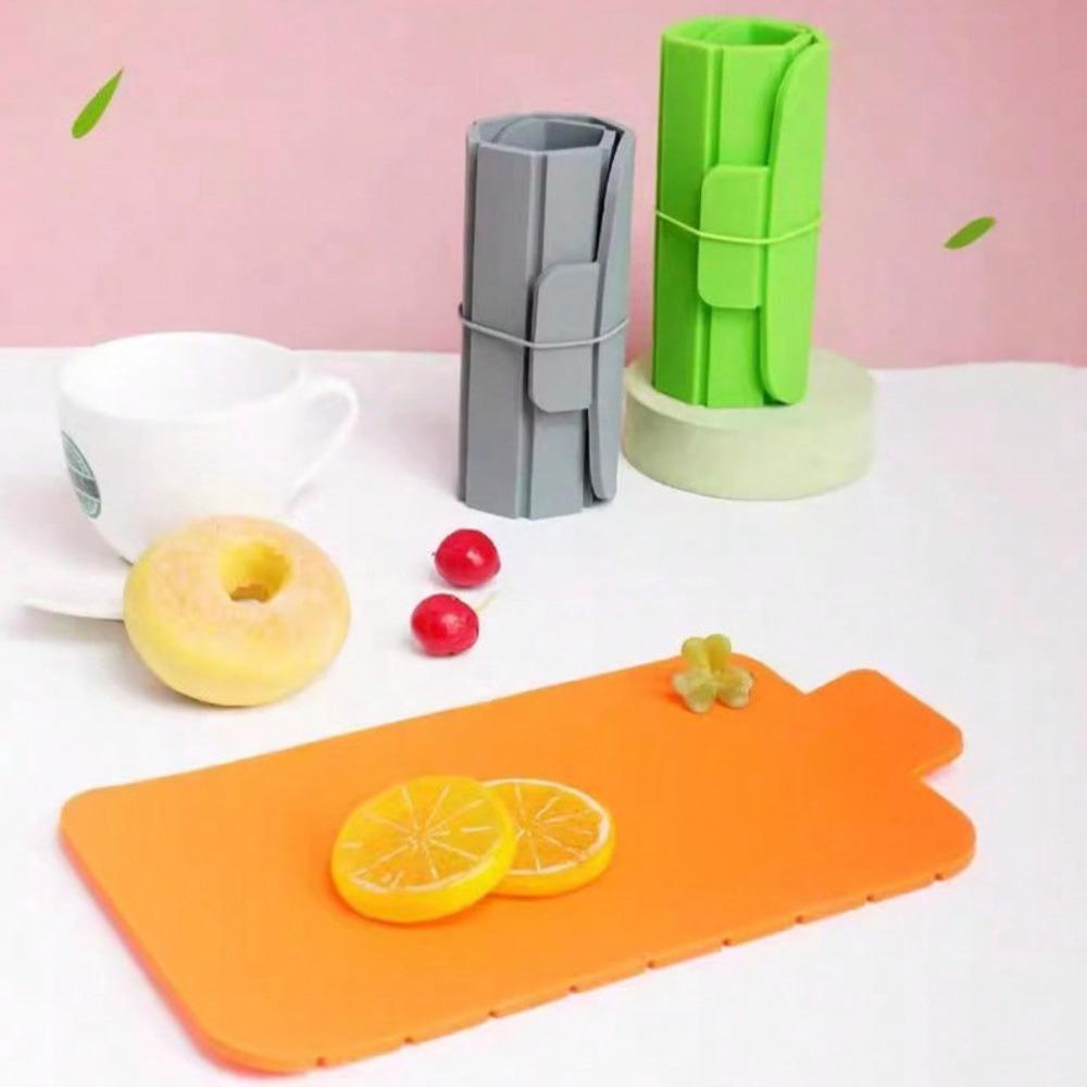 Reusable Cutting Board Silicone Cutting Mat Kitchen Utensils Foldable Chopping Board  Picnic