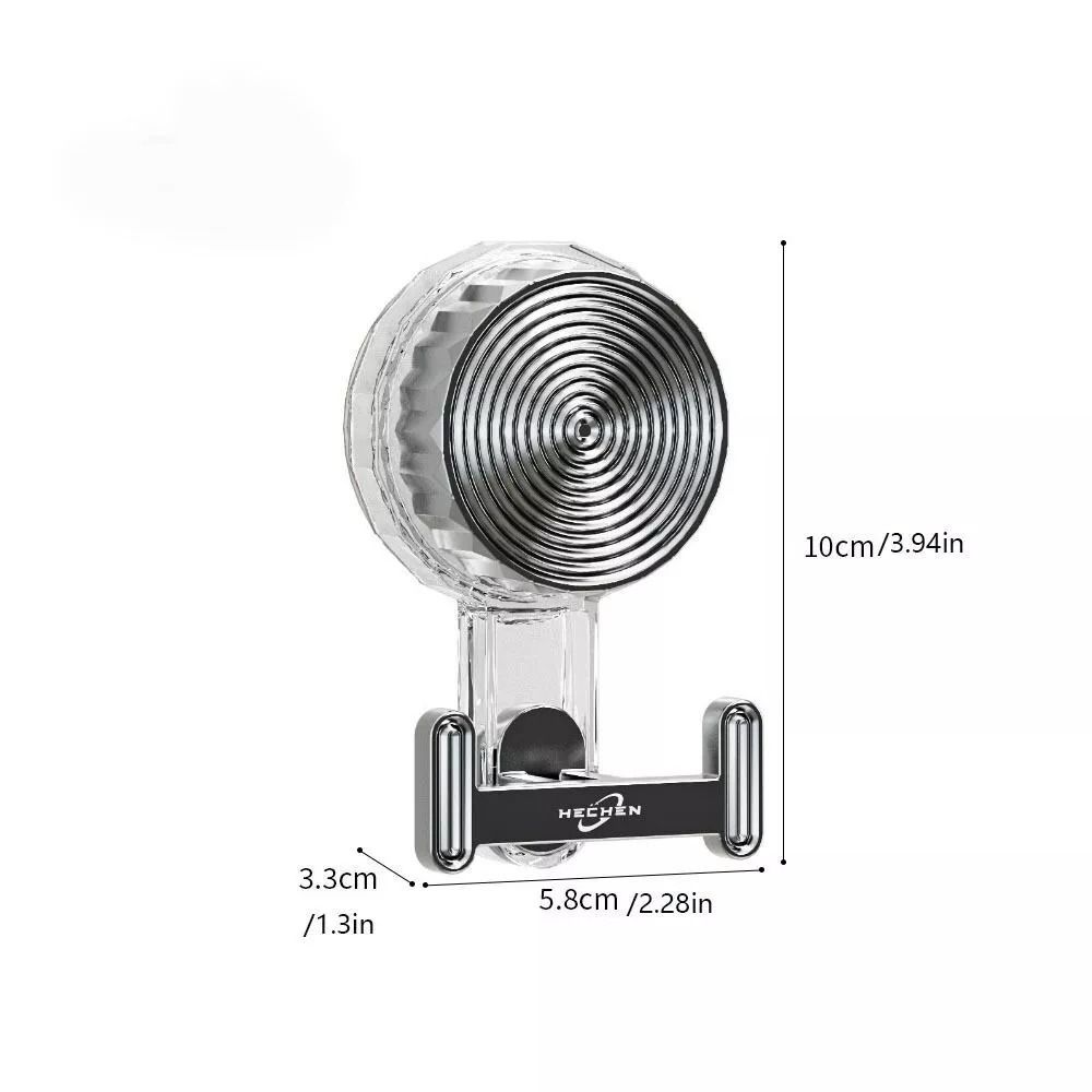 No Punching Traceless Suction Cup Hook Waterproof Wall Hook Behind Door New Rotary Sucker Hook