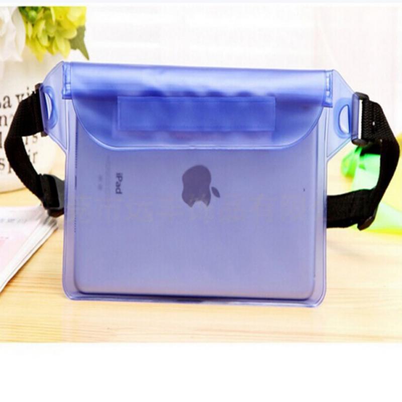 PVC Waterproof Waist Bag Outdoor Sports Bag Rafting Swimming Beach Bag Transparent Waist Bag Waterproof Bag