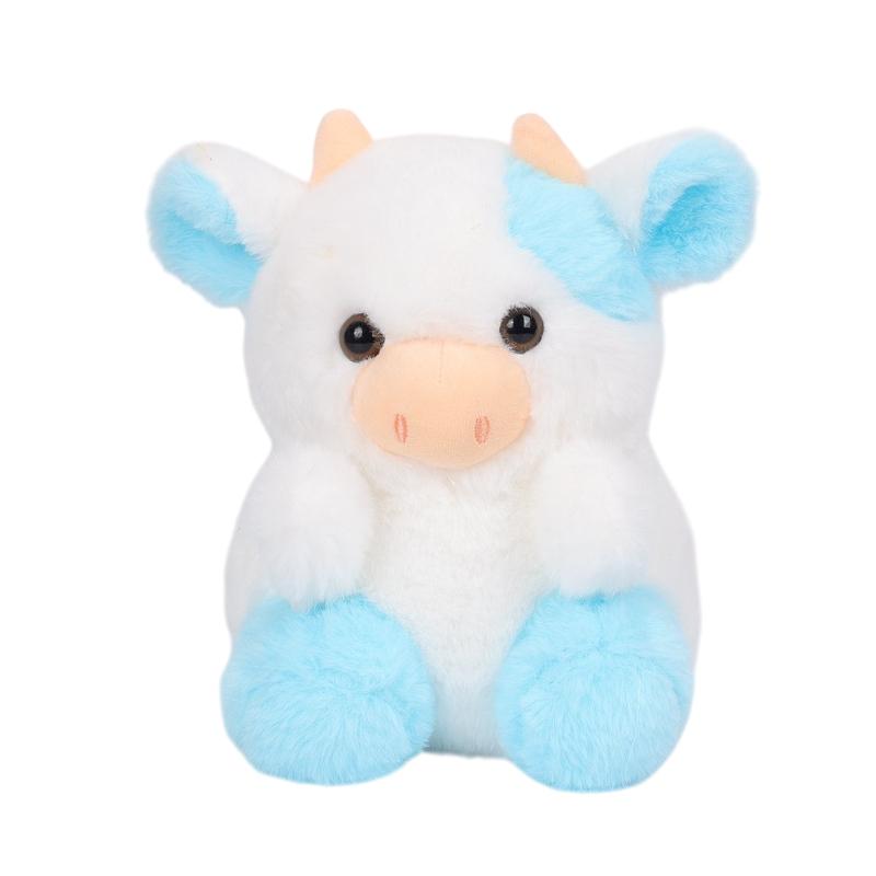 7 Inc Soft Pink Cow Plush Toy Cute Cartoon Strawberry Cow Calf Doll Children'S Toys Brithday Gift