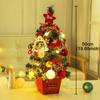 50cm Mini Christmas Tree Desktop Ornaments with Lights Christmas Tree Set Christ
