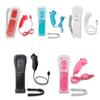 2 in 1 Remote and Nunchuck Controller Remote Controller Gamepad Nunchuck Controller with Silicone Case for Nintendo Wii