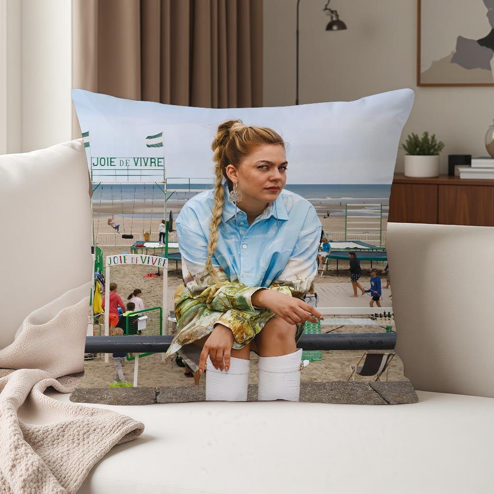Singer Louane Maman Pillow Case Suitable For Bedrooms Living Rooms Cars Home Decoration