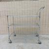 Chrome-Plated Multi-Layer Warehouse Cart with Wheels & Anti-Static Features