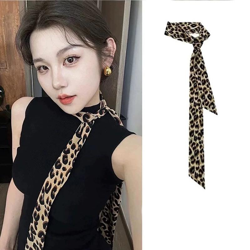 

Длинный женский шарф с точечным узором 200 см, модный женский пояс, узкие головные платки для леди, шелковый шарф, галстук, ленты для сумки, шейный платок 4.5x200cm