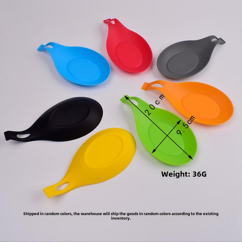 

Силиконовый держатель для ложки и лопатки – термостойкая подставка для кухонных принадлежностей Black