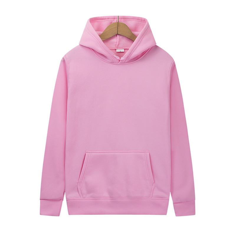 Unisex Solid Color Fleece Hoodie and Sweatpants Set
