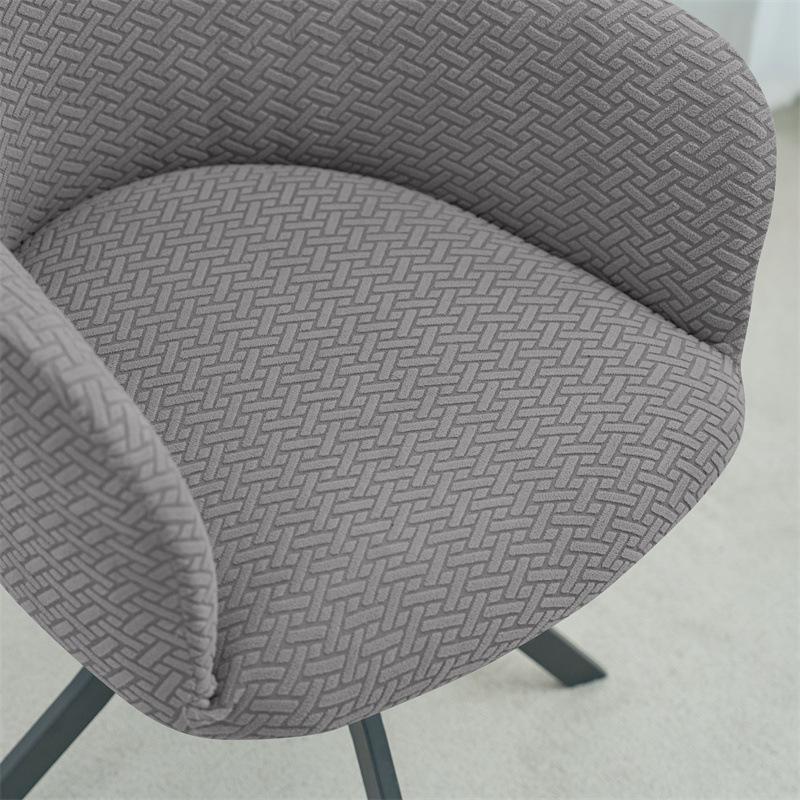 Verdickter Hochlehnen-Stuhlbezug Jacquard Drehstuhlbezug Staubschutz Haushalt Hotel Esszimmerstuhl Stuhlbezug Premium-Gefühl