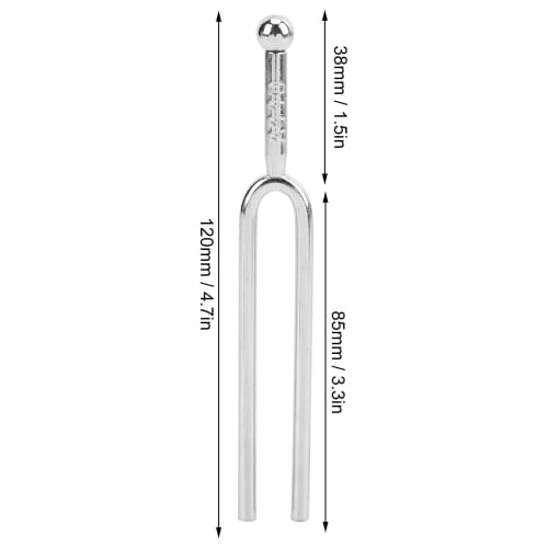440Hz Tuning Fork, Durable Tuning Fork, Purifying, Rust-Resistant, Portable, for Guitar, Violin, Stringed Instruments