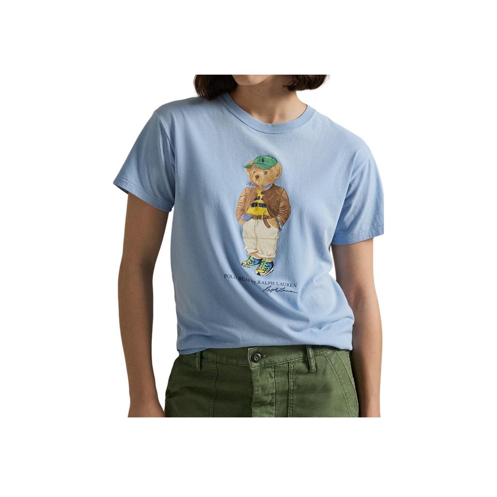 Polo Ralph Lauren Polo Beer Los Katoen Jersey Normaal T-shirt Dames Tops 211971730001