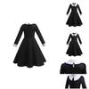 New Kids Long Sleeve Dress Adam's Family Cosplay Princess Style