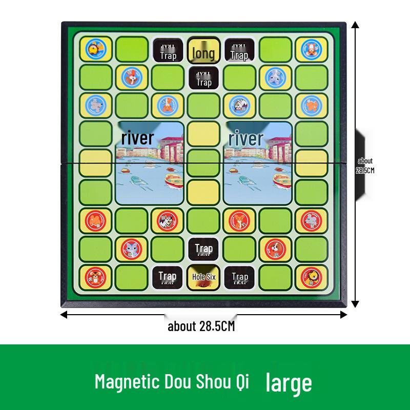 Magnetic Travel Games Set: Ludo, Gomoku, Land Battle Chess, Animal Chess, Checkers, Chinese Chess, International Chess, Military Chess