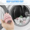 6Pcs Household Washing Machine Laundry Ball TPE Fabric Softener Dispenser Balls 2.75x1.77 inch Multi-role Laundry Detergent Ball