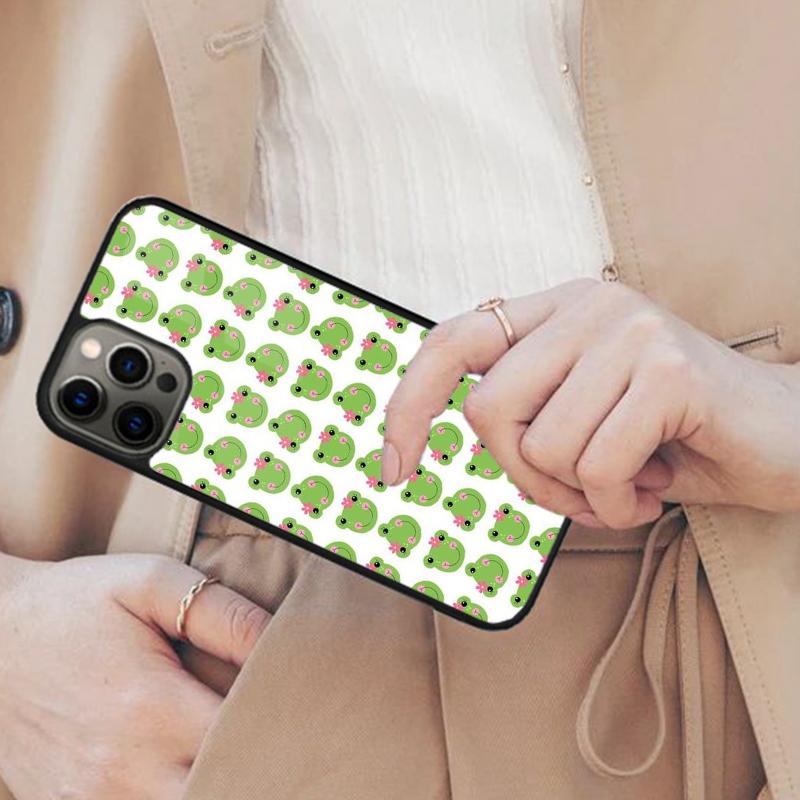 Cute Frog Cartoon Animals Magnetic Phone Case For APPLE iPhone 17 Air 16 14 13 12 Pro Max 15 Plus Wireless Charge MagSafe Cover