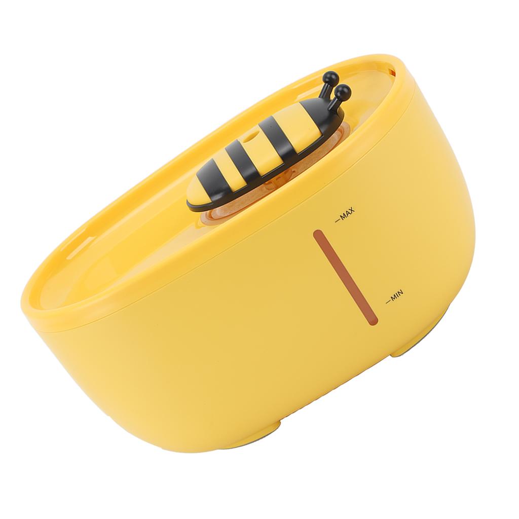 Pet Water Fountain Quiet Automatic Circulation Filtering Cute Cat Dog Water Dispenser for Small Medium Pets 2L