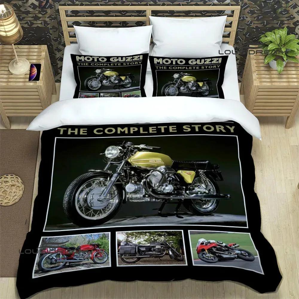 Guzi motorcycle printed Beding Sets exquisite bed suplies set duvet cover bed comforter set beding set luxury birthday gift
