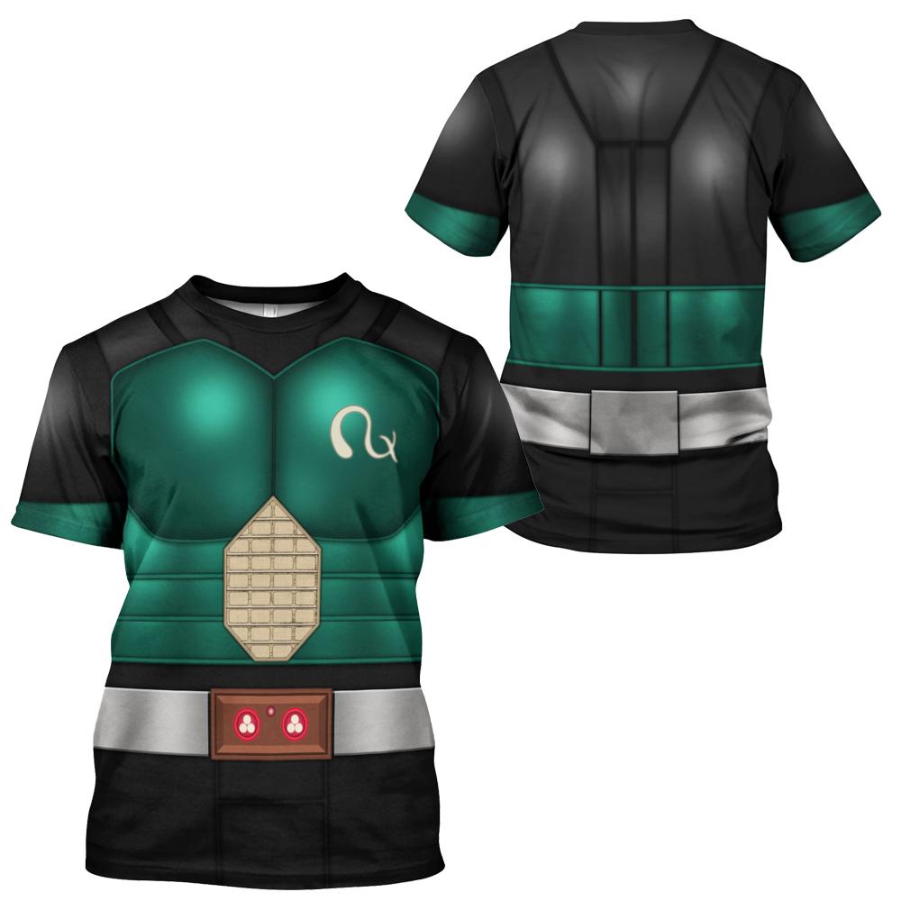 Kamen Rider W CycloneJoker T-shirts Japanese Tokusatsu Cosplay 3D Print Kids Tees Summer Men/Women Harajuku Short Sleeve Y2k Top