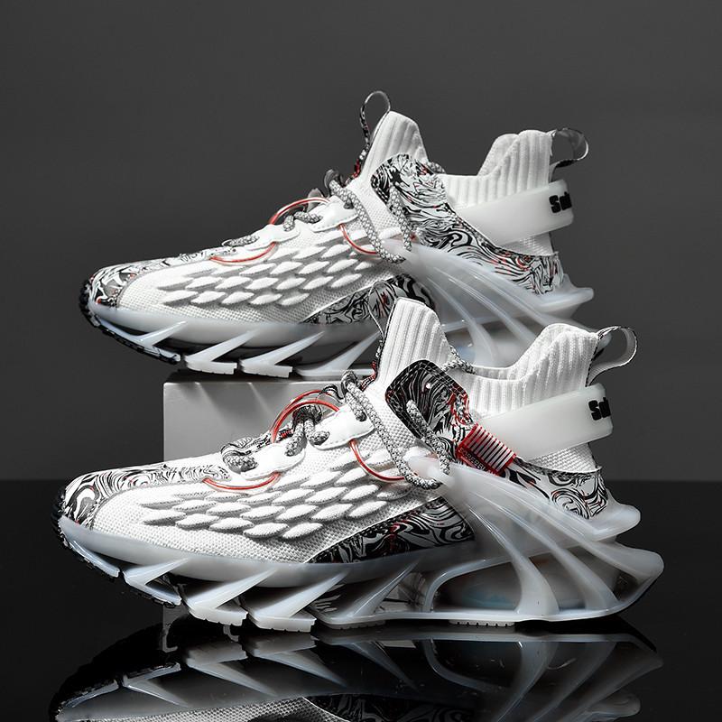 Large Size Fashion Country New Men's Shoes Casual Shoes Running Sports Shoes Youth Blade Fish Scale Basketball Shoes