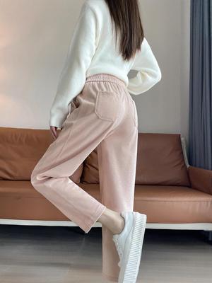 Women's Autumn/Winter Slimming Loose Straight-Leg Wool Pants
