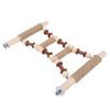     Bridge Ladder Toy, Interactive Wooden Cockatiel Cage Hanging Exercising or Climbing Ladder for Parakeets Cockatiels Lovebirds and More  
