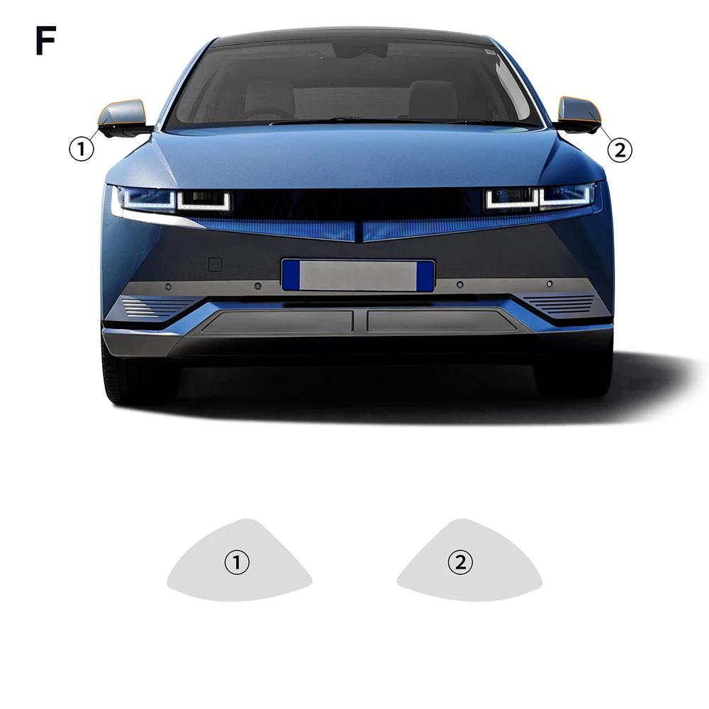 TPU Original Auto Karosserie Aufkleber Kollisionsschutz Transparente Schutzfolie Für Hyundai IONIQ 5 -23 Scheinwerfer Rückspiegel