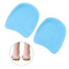 Heel Support Cups Shock Absorption Elastic Heel Pad Breathable Half Heel Insole for Pain Relief