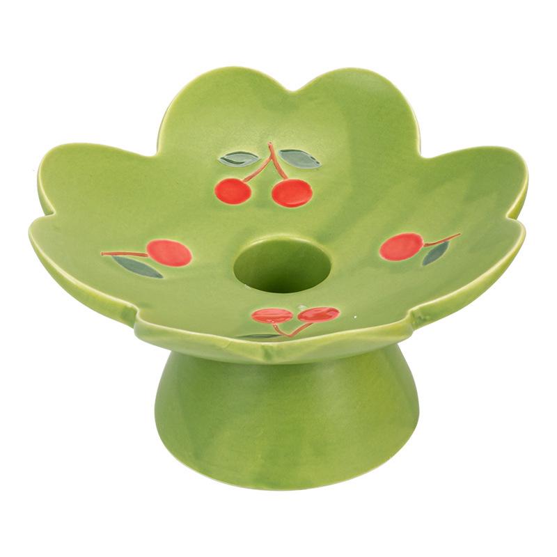 Creative Romantic Ceramic Candlestick for Fresh Desktop Decoration