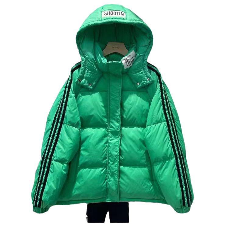 New down jacket women's short hooded small winter design sense niche fashion coat