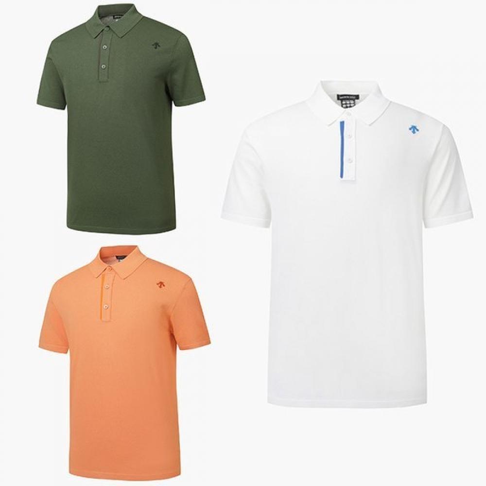 

DeScenT Golf DeScenT Golf Men S meSh ShorT Sleeve KniT T ShirT Dp21mfkp41 KHA/95