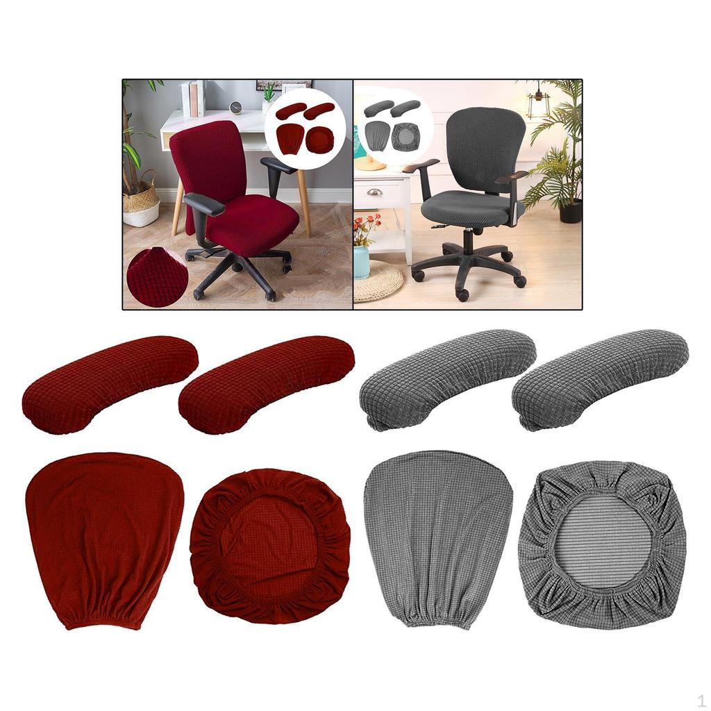 2 Set Gaming Chair Covers,Seat And Back Cover