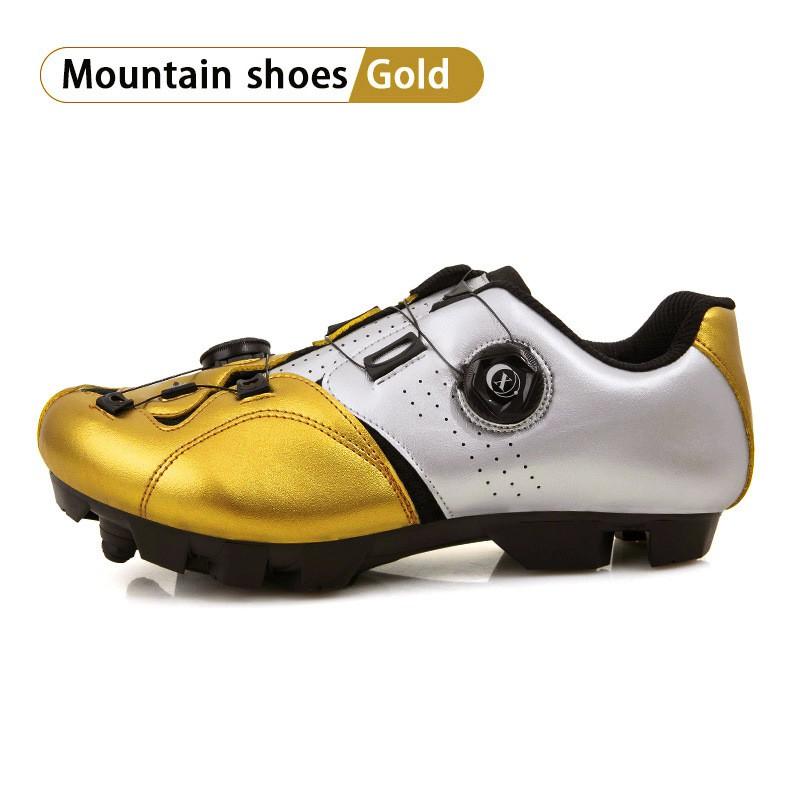 Road Mountain Bike Lock Shoes Men Women Breathable Double Buckle Cycling