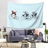 Ewok Bicycle Chase Classic Tapestry Wall Hanging Aesthetic Home Decoration Tapestries for Dorm Room
