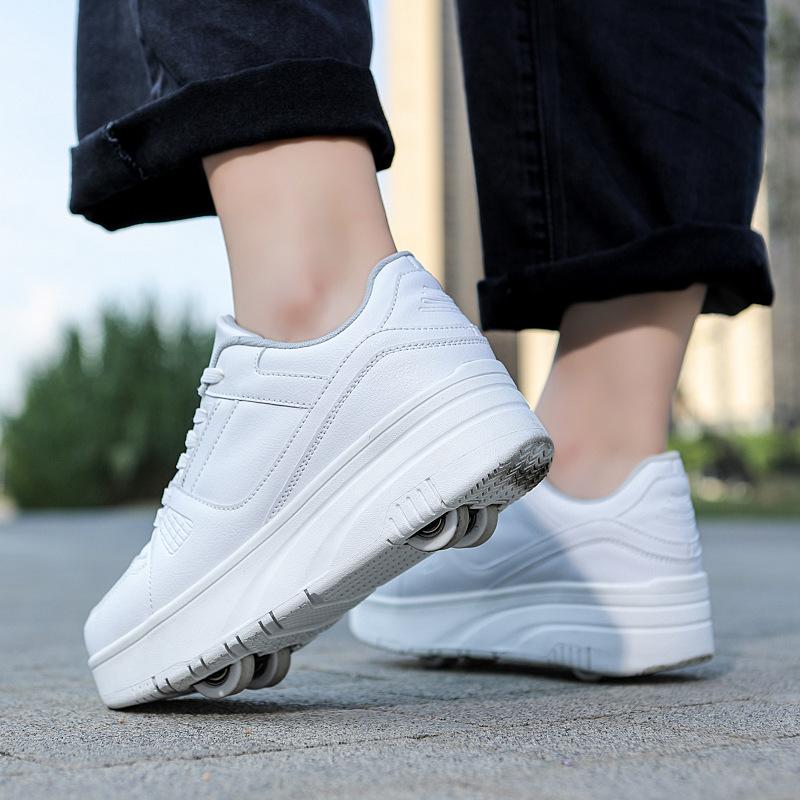 Pantofi cu rotile pentru adulți, pantofi cu rotile pentru școlărițe, pantofi cu scripete, pantofi detașabili pentru copii cu rotile