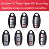 Clear Transparent Tpu Car Smart Key Cover Case For Rogue/X-Trail Rogue Sport Qashqai  Q30 Q50 Q60 Q70/Q70L Qx50 Qx60 Qx70 Qx80