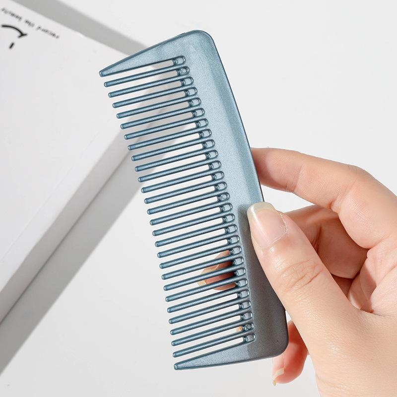 Wide Tooth Comb, Portable Height Fixed Hair Styling Tool, For Travel, Durable & Easy Grip Design