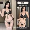 Sex Underwear Women's Sexy Pure Desire Small Breasts Three-point Open Buttocks Temptation Bed Set