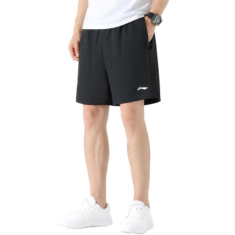 Li-Ning Quick-Drying Breathable Cool Comfortable Versatile Casual Five-Point Sports Shorts Unisex Shorts ATSK921-1