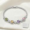 Colorful Zircon Bracelet Wristband Friendship Bracelet Women Crystal Hand Bracelet  Hand Accessory