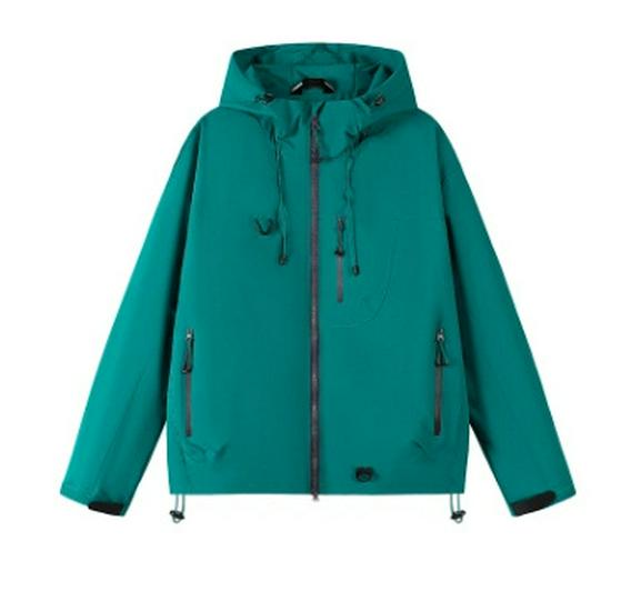 Couple's Three-in-One Hooded Windbreaker: Waterproof, Breathable, Loose-fit Ski & Hiking Jacket for Men and Women